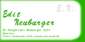 edit neuburger business card